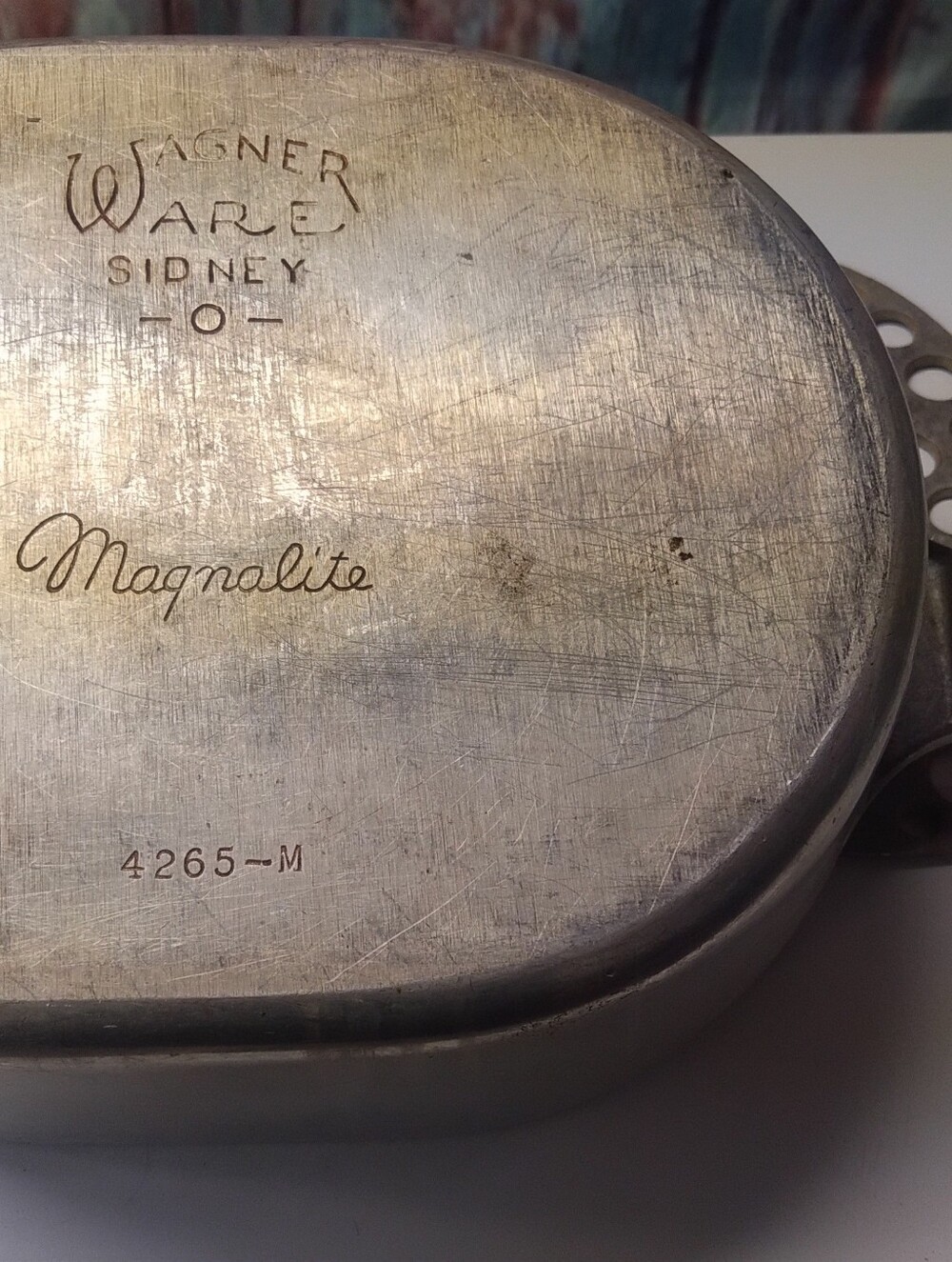 Vintage Wagner Roasting Pan Aluminum - Picture 7 of 7